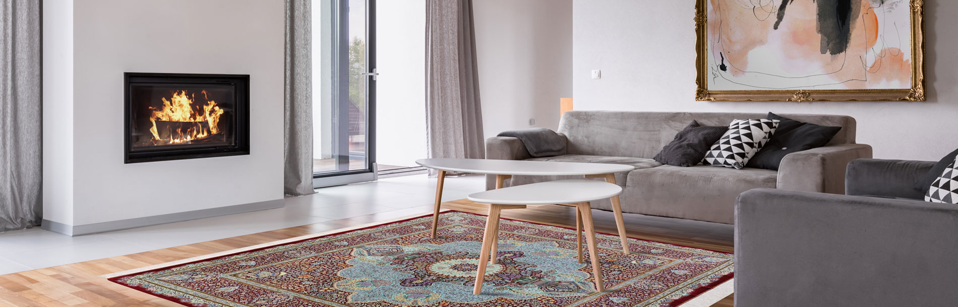 Seidenteppiche stark reduziert