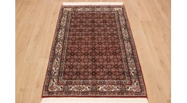 Perser Teppich "Moud" mit Seide 155x110 cm