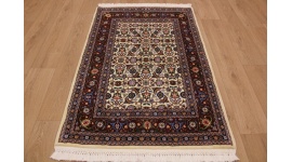 Perser Teppich "Moud" mit Seide 150x100 cm