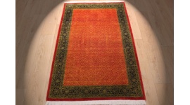 Perserteppich "Bijar" mit Seide 160x102 cm Unikat