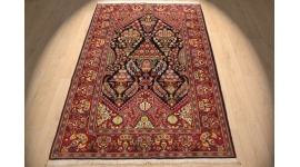 Perser Teppich "Gom" Orient Teppich 218x143 cm Dunkelblau