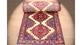 Perserteppich "Hamedan" Läufer Orientteppich 398x70 cm