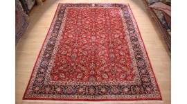 Perser Teppich "Maschad" Wollteppich 350x255 cm Rot