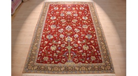 Perserteppich "Gom" mit Seide   318x218 cm Rot