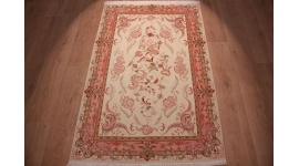 Perserteppich Täbriz 70 Raj 157x100 cm Beige