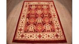 Nomadenteppich Perserteppich Kaschkuli 198x142 cm Rot