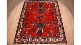 Perser Teppich Sirjan Nomadenteppich 176x137 cm Rot