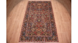 Perser Teppich "Kerman" Wollteppich 259x146 cm Blau