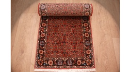 Persian carpet "Bidjar" very stable 200x54 cm Red