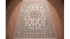 Persian carpet Nain 9la with Silk 296x201 cm