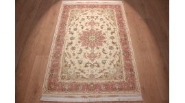 Perserteppich "Taabriz" Orientteppich mit Seide 151x102 cm