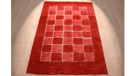 Nomadenteppich modern Perserteppich Loribaft 167x117 cm Rot