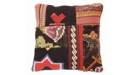 Kissenbezug Kelim orientalisches Patchwork Kissen ca. 40x40 cm