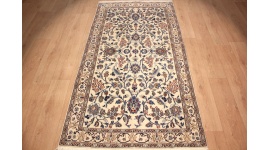 Persian carpet Nain 217x116 cm Beige