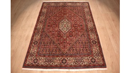 Perserteppich Bidjar Orient Teppich 201x140 cm Rot