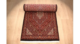 Persian carpet  Bidjar Runner very stable 276x73 cm
