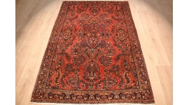 Antik Persian carpet "Sarough" Wool 195x128 cm Red