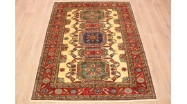 "Kazak" Teppich Orientteppich 228x185 cm Beige