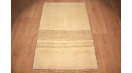 Perserteppich Gabbeh wollteppich 95x61 cm Beige