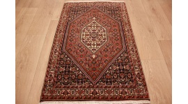 Perserteppich Bidjar Hochflor Teppich mit Seide 111x70 cm