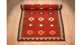 LAGERVERKAUF Kelim Läufer Orientteppich modern 287x103 cm