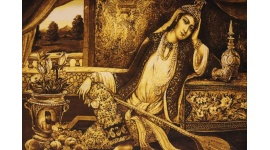 Perserteppich "Tabriz" sehr feiner Qualität 80x45 Bilderteppich