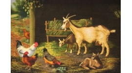 Perserteppich "Tabriz" feine Qualität 72x50 cm Bilderteppich