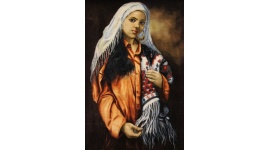 Perserteppich "Tabriz" feine Qualität 84x60 Bilderteppich