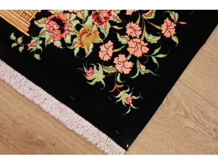 Persian carpet Qum Pure silk 75x58 cm