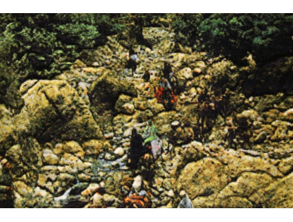 Perserteppich "Tabriz" feine Qualität 92x57 Bilderteppich RELIEF