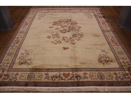 Chinesischer Teppich XXL 488x411 cm Beige