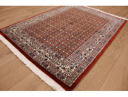 Perser Teppich "Moud" mit Seide 132x97 cm