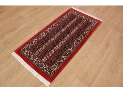 Perserteppich "Bijar" Orientteppich mit Seide 150x72 cm
