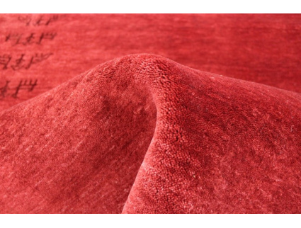 Oriental carpet Loribaf with silk 243x169 cm Red