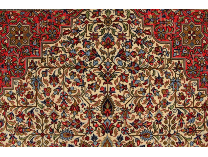 Perserteppich "Gom" mit Seide 211x137 cm