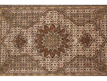 Perserteppich "Taabriz Mahi" mit Seide 116x81 cm