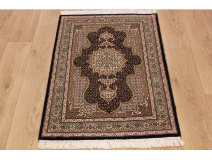 Perserteppich "Taabriz" Mahi mit Seide 120x82 cm