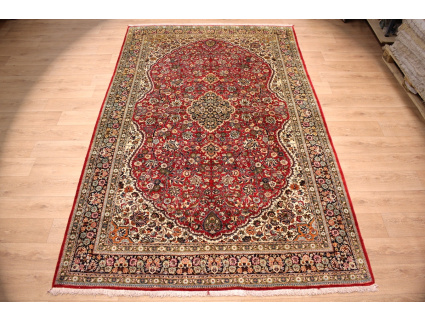 Perser Teppich "Gom"  Seidenteppich 337x210 cm Rot