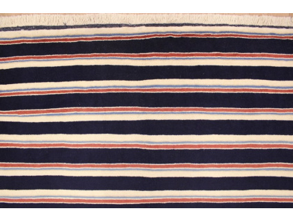 Perserteppich "Gabbeh" Loribaf 204x153 cm gestreift