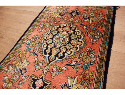 Seidenteppich Ghom 77x52 cm