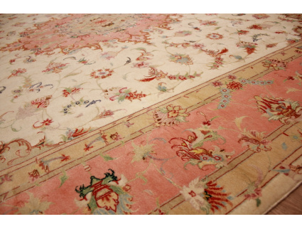 Perserteppich Tabriz Beige 347x255 cm 