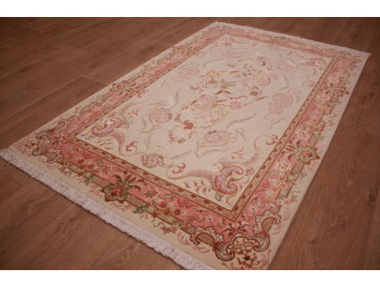 Perserteppich Täbriz 70 Raj 157x100 cm Beige