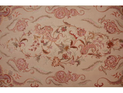 Perserteppich Täbriz 70 Raj 157x100 cm Beige