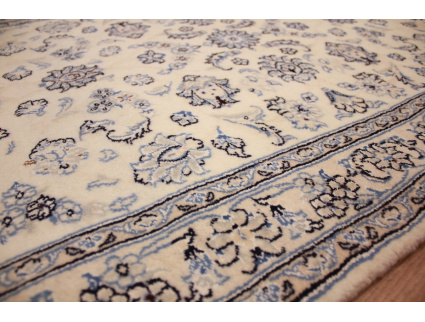 Perserteppich Nain 9la Läufer mit Seide 315x90 cm