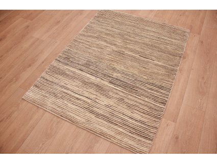 Perser Teppich "Gabbeh" "Loribaft" 155x116 cm Beige