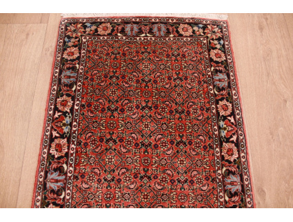 Perser Teppich "Bidjar" Läufer mit Seide 200x54 cm