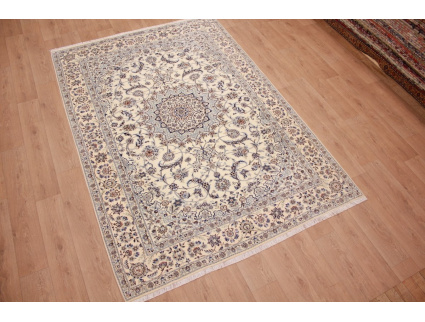 Persian carpet Nain 9la with Silk 296x201 cm