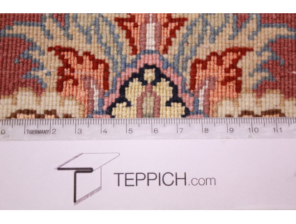 Perserteppich "Maschhad" Orientteppich mit Seide 300x200 cm