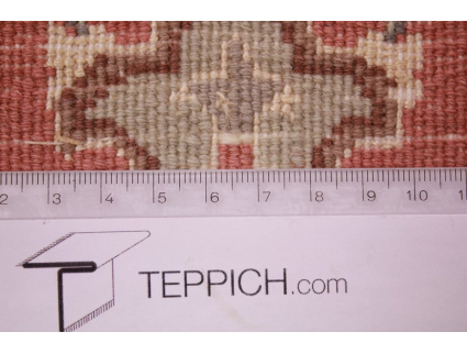 Perserteppich Täbriz mit Seide 244x164 cm Beige