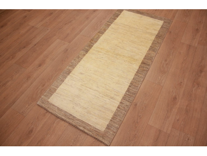 Perserteppich Läufer Gabbeh Loribaf 190x79 cm Beige